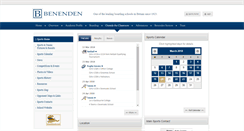 Desktop Screenshot of benendensport.com